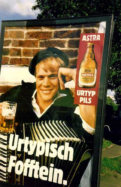 Marco Kröger (Fotowerbekampagne für Astra Pils)