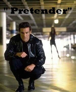 Szene aus der Serie "Pretender". Michael T. Weiss